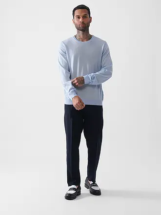 BOSS | Pullover Slim Fit LENO-P
Marque: BOSS
Couleur: bleu
Catégories: Mode,Homme
Longueur des manches: Manches longues
Encolure: Col rond
Matière: Tricot,Laine vierge
Motif: Uni
Coupe (vêtement d'extérieur): Slim
Style: Smart Business | hellblau